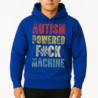 Autism Powered Fck Machine Retro Health Hoodie