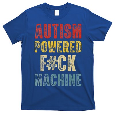 Autism Powered Fck Machine Retro Health T-Shirt