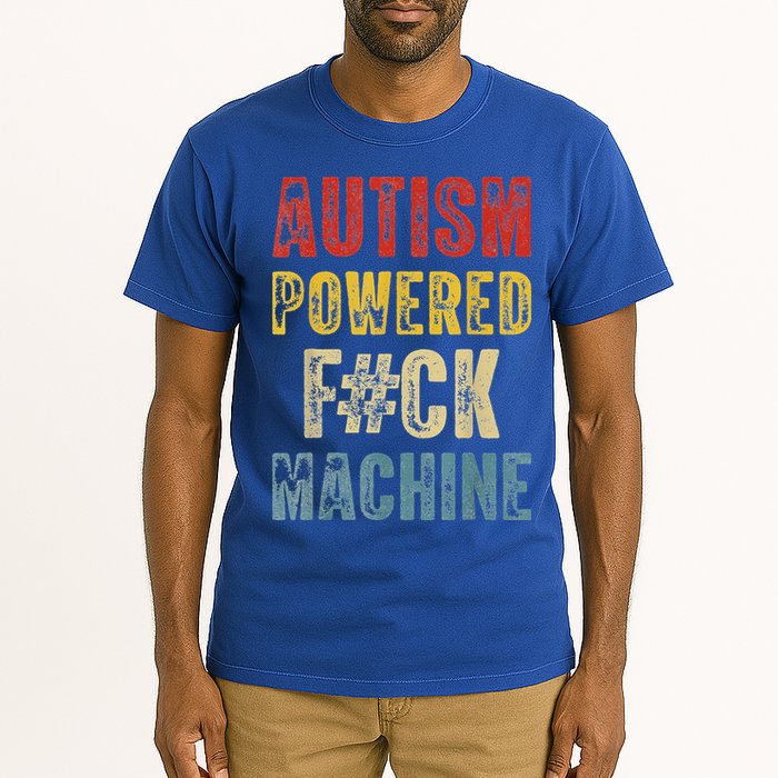 Autism Powered Fck Machine Retro Health Tall T-Shirt