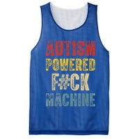 Autism Powered Fck Machine Retro Health Mesh Reversible Basketball Jersey Tank
