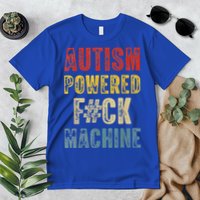 Autism Powered Fck Machine Retro Health Premium T-Shirt