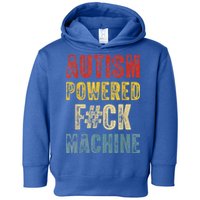 Autism Powered Fck Machine Retro Health Toddler Hoodie