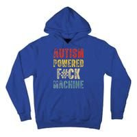 Autism Powered Fck Machine Retro Health Tall Hoodie