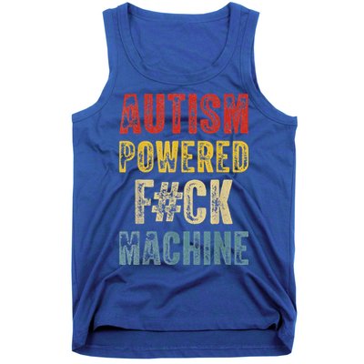 Autism Powered Fck Machine Retro Health Tank Top