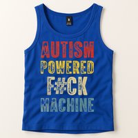 Autism Powered Fck Machine Retro Health Tank Top