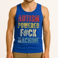 Autism Powered Fck Machine Retro Health Tank Top