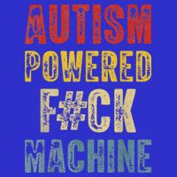 Autism Powered Fck Machine Retro Health Zip Tote Bag