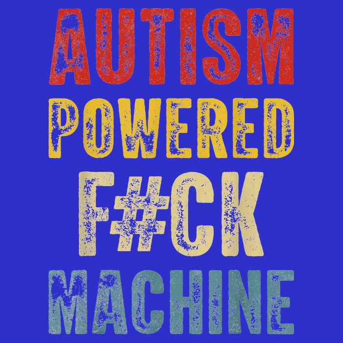 Autism Powered Fck Machine Retro Health Zip Tote Bag