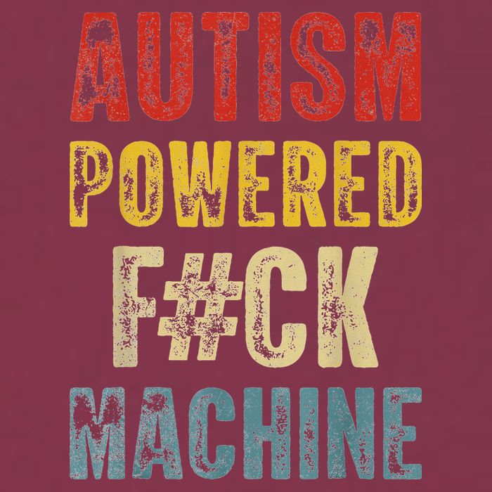 Autism Powered Fck Machine Retro Health 16oz Travel Tumbler