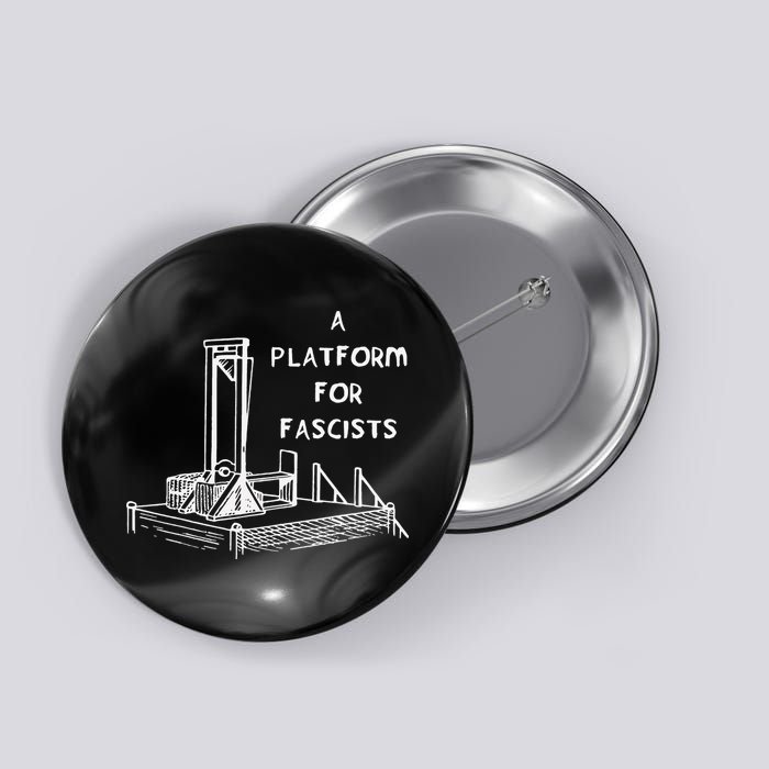 A Platform For Fascists Guillotines Button