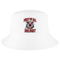 Angry Possum First Of All Im A Delight Possum Meme Cool Comfort Performance Bucket Hat