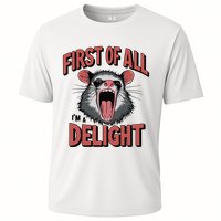 Angry Possum First Of All Im A Delight Possum Meme Performance Shirt