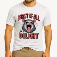 Angry Possum First Of All Im A Delight Possum Meme Performance Shirt