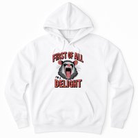 Angry Possum First Of All Im A Delight Possum Meme Hoodie