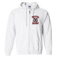 Angry Possum First Of All Im A Delight Possum Meme Full Zip Hoodie