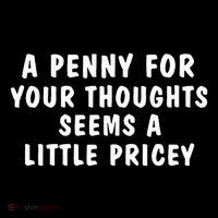 A Penny For Your Thoughts Funny Sarcastic Joke Mesh Reversible Basketball Jersey Tank