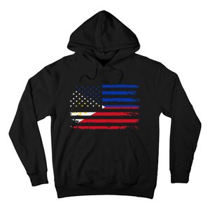 American Philippines Flag Hoodie