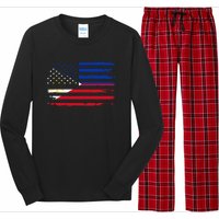 American Philippines Flag Long Sleeve Pajama Set