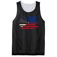 American Philippines Flag Mesh Reversible Basketball Jersey Tank