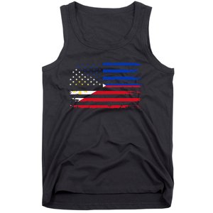 American Philippines Flag Tank Top