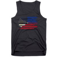 American Philippines Flag Tank Top