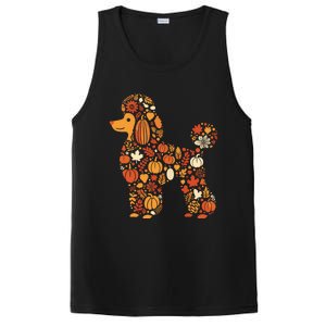 Autumn Pumpkin Fall Poodle Thanksgiving Dog Gift PosiCharge Competitor Tank