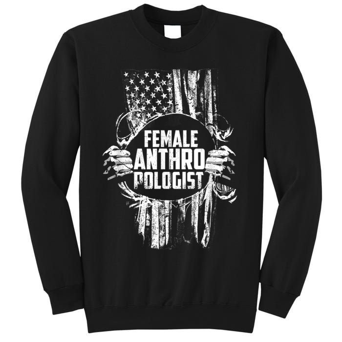 Anthropologist Power Flag Anthropology Student Sweatshirt