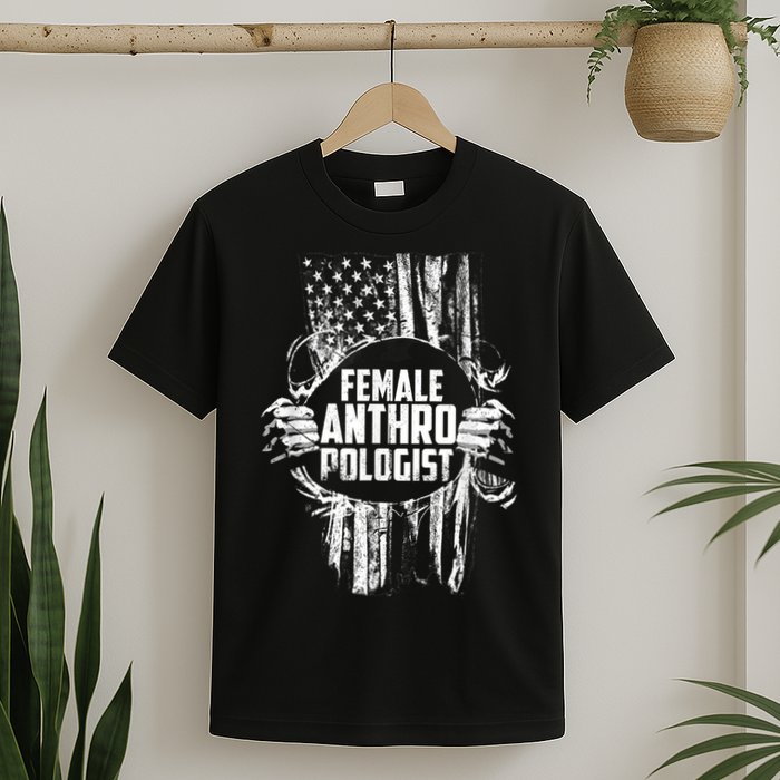 Anthropologist Power Flag Anthropology Student T-Shirt
