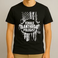 Anthropologist Power Flag Anthropology Student T-Shirt