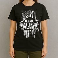 Anthropologist Power Flag Anthropology Student T-Shirt
