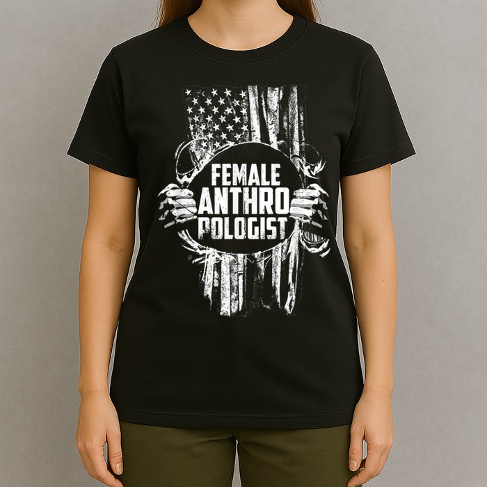 Anthropologist Power Flag Anthropology Student T-Shirt