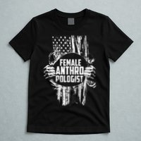 Anthropologist Power Flag Anthropology Student T-Shirt