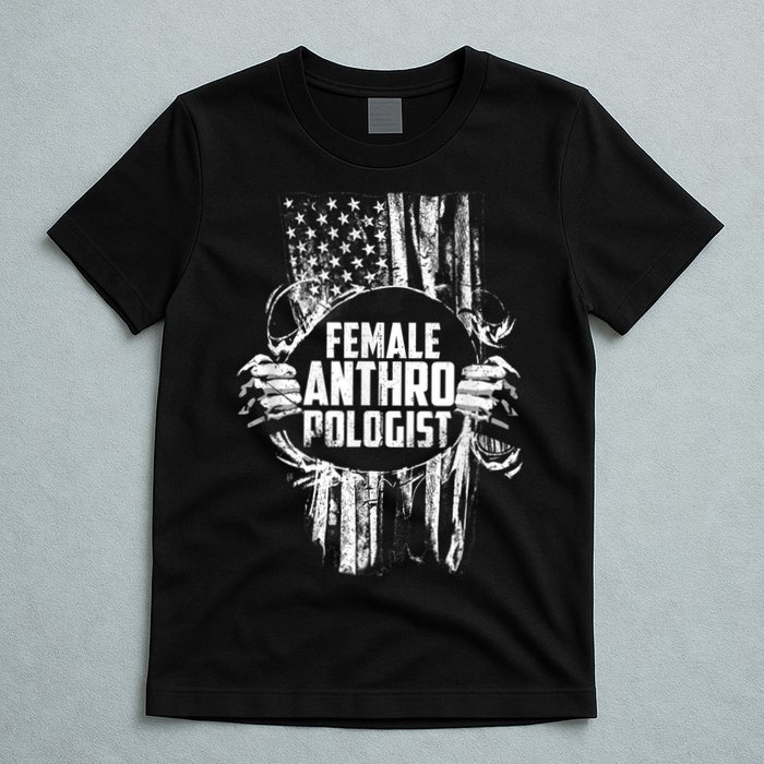 Anthropologist Power Flag Anthropology Student T-Shirt