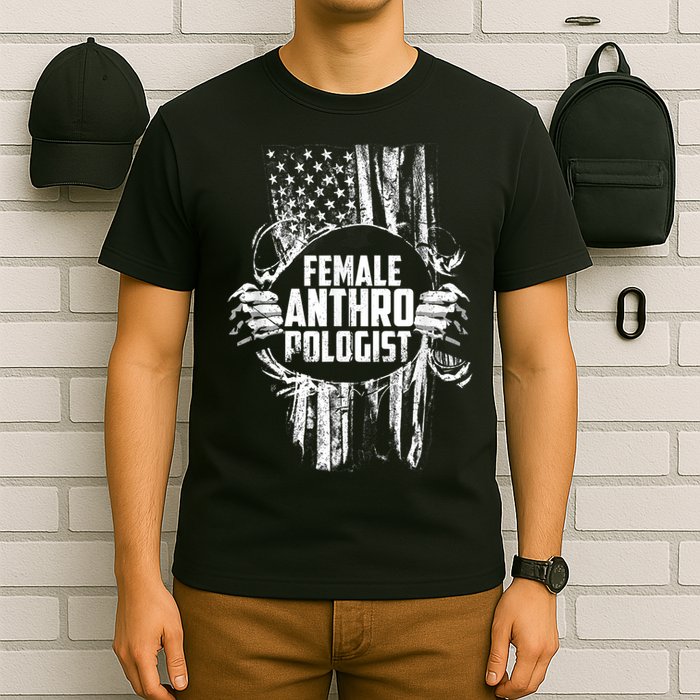 Anthropologist Power Flag Anthropology Student T-Shirt
