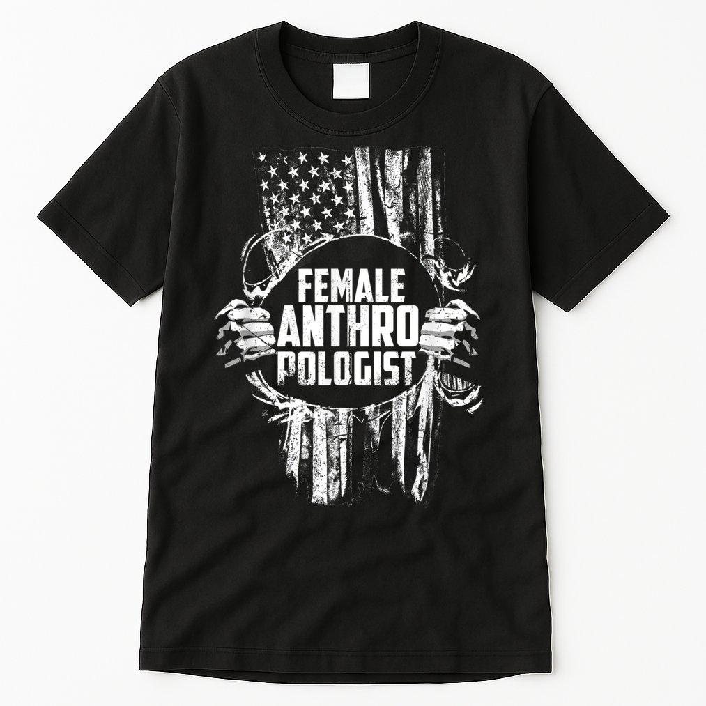 Anthropologist Power Flag Anthropology Student Tall T-Shirt