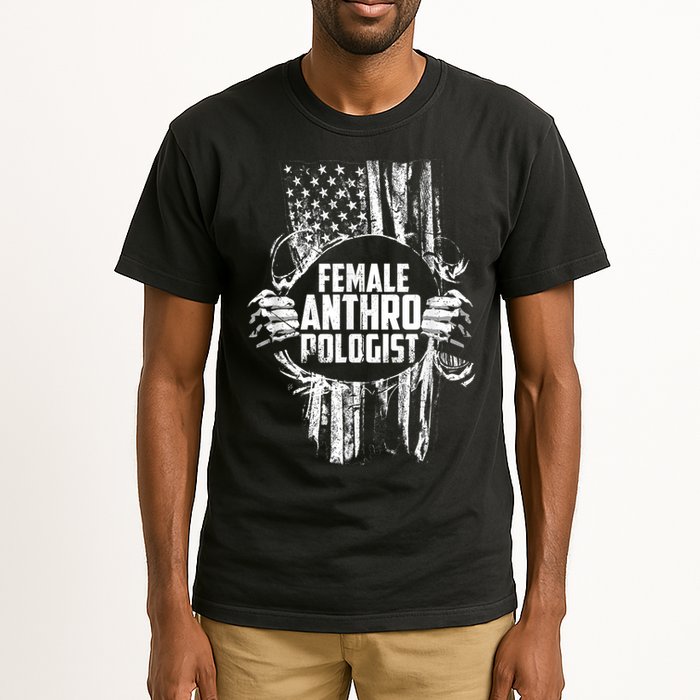 Anthropologist Power Flag Anthropology Student Tall T-Shirt