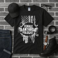 Anthropologist Power Flag Anthropology Student Tall T-Shirt