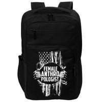 Anthropologist Power Flag Anthropology Student Impact Tech Backpack