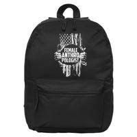 Anthropologist Power Flag Anthropology Student 16 in Basic Backpack