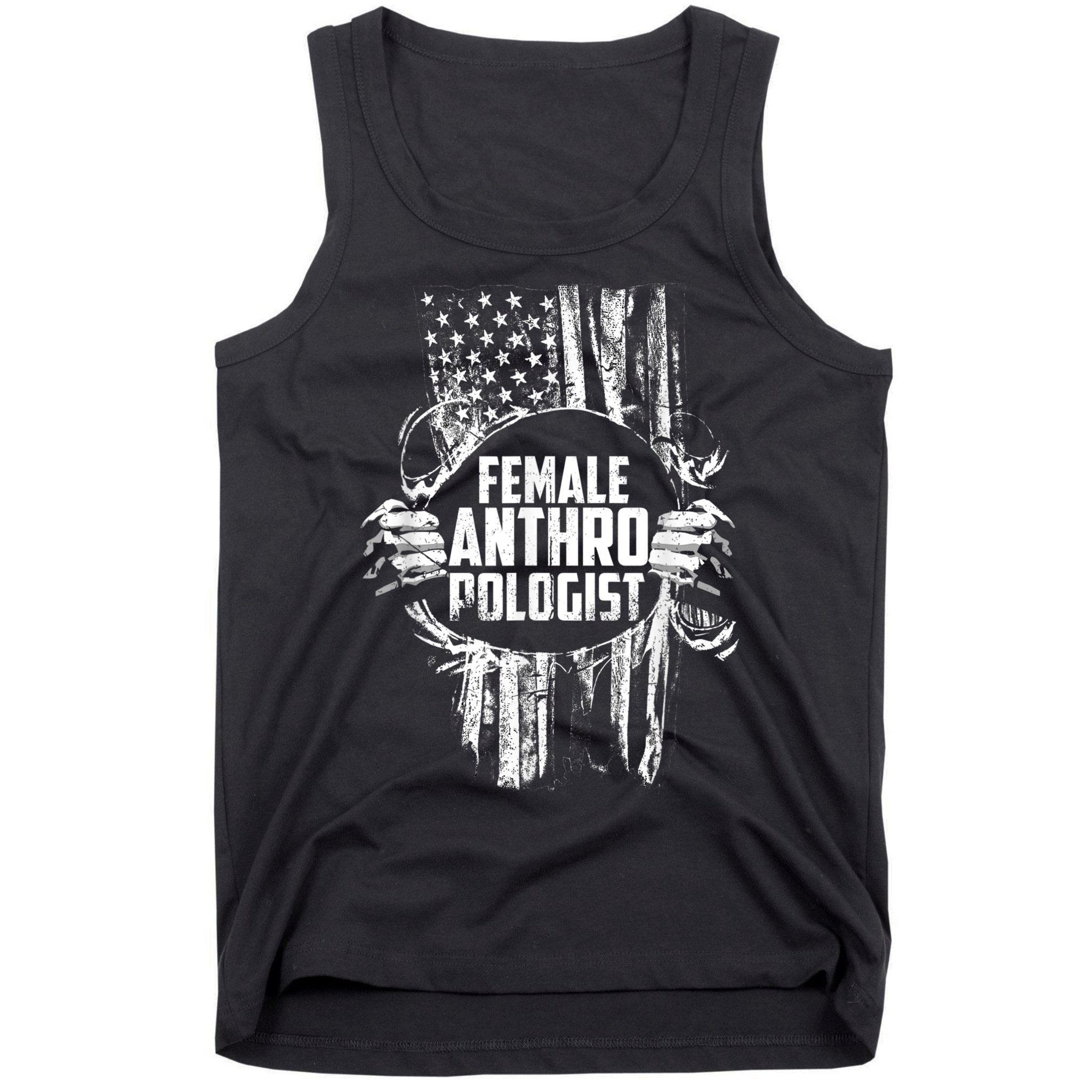 Anthropologist Power Flag Anthropology Student Tank Top