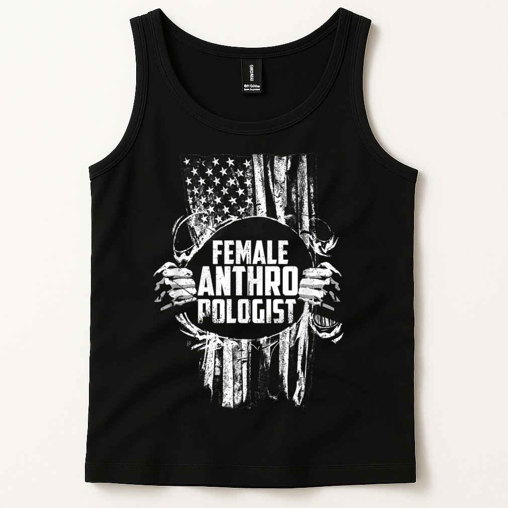 Anthropologist Power Flag Anthropology Student Tank Top