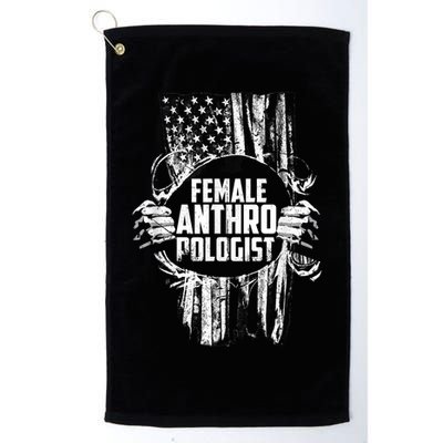 Anthropologist Power Flag Anthropology Student Golf Towel