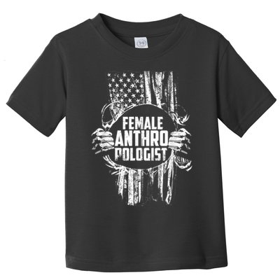 Anthropologist Power Flag Anthropology Student Toddler T-Shirt