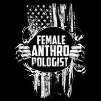 Anthropologist Power Flag Anthropology Student Womens T-Shirt