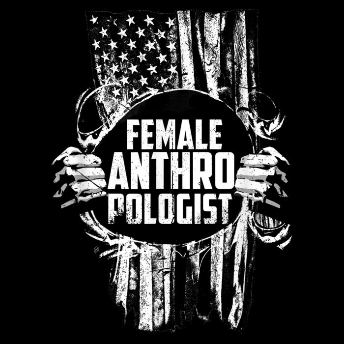 Anthropologist Power Flag Anthropology Student Womens T-Shirt