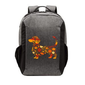 Autumn Pumpkin Fall Dachshund Thanksgiving Vector Backpack