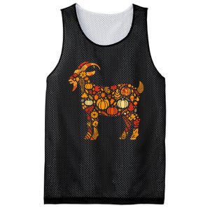 Autumn Pumpkin Fall Goat Thanksgiving Mesh Reversible Basketball Jersey Tank