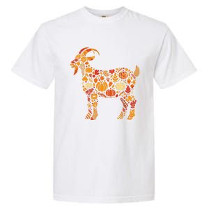 Autumn Pumpkin Fall Goat Thanksgiving Garment-Dyed Heavyweight T-Shirt