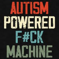 Autism Powered Fck Machine Retro Health Ladies PosiCharge Tri-Blend Wicking Tank