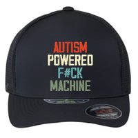 Autism Powered Fck Machine Retro Health Flexfit Unipanel Trucker Cap